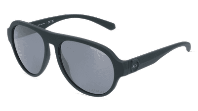 EMPORIO ARMANI AX4126SU Noir mat Vue d'angle