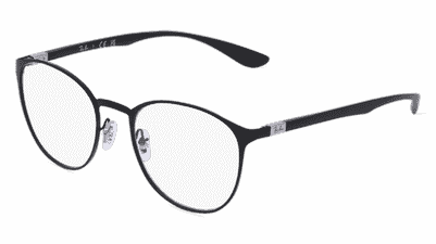 Ray-Ban RX6355 zwart Hoekaanzicht