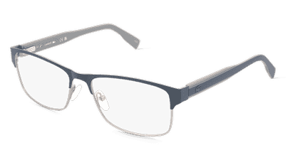 Lacoste L2294 Bleu mat Vue d'angle