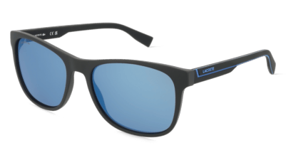 Lacoste L6031S Noir mat Vue d'angle