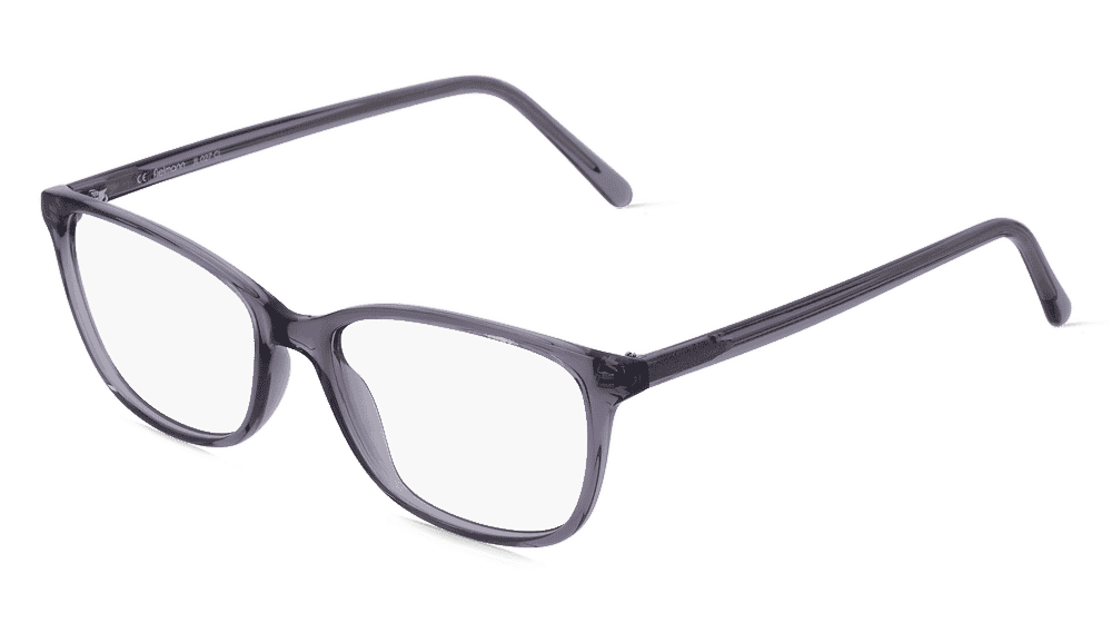 Fielmann JIL 027 CL VERA Gris transparent Vue d'angle