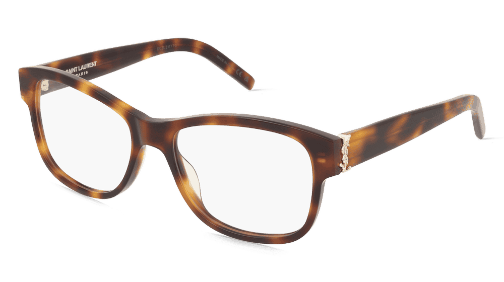 Saint Laurent SL M132 MONOGRAM HINGE Havane Vue d'angle