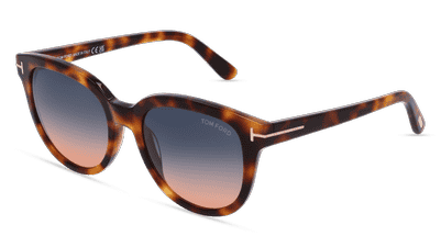 Tom Ford TF 0914 OLIVIA-02 Noir brillant Vue d'angle