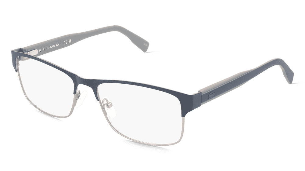 Lacoste L2294 Bleu mat Vue d'angle